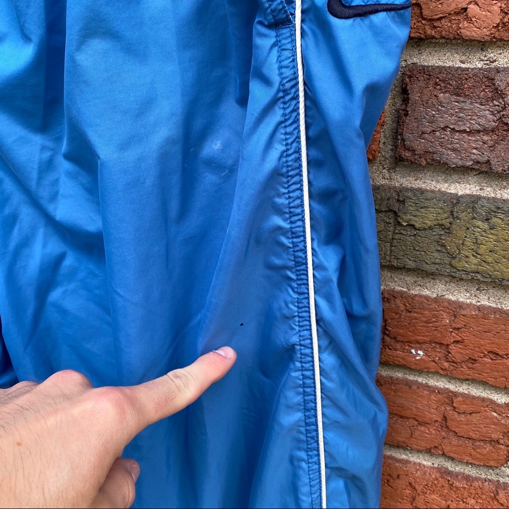 Vtg 90’s Nike Sweatpants Track Pants Lined XL Blue - Picture 3 of 9